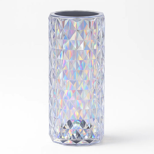 Diamond Crystal Rose LED Table Lamp - Rechargeable Touch Control Multi-Color 💎