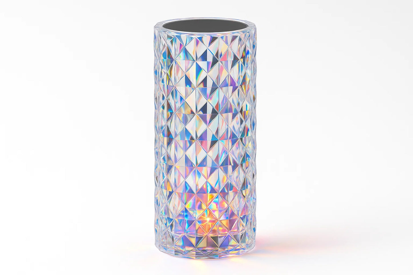 Diamond Crystal Rose LED Table Lamp - Rechargeable Touch Control Multi-Color 💎